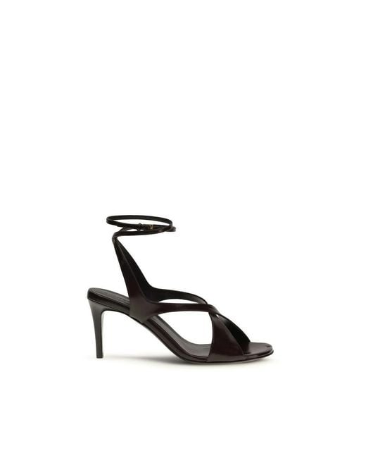 Khaite Black High Heel Sandals