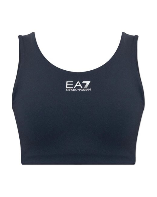 Sleeveless Tops EA7 de color Blue