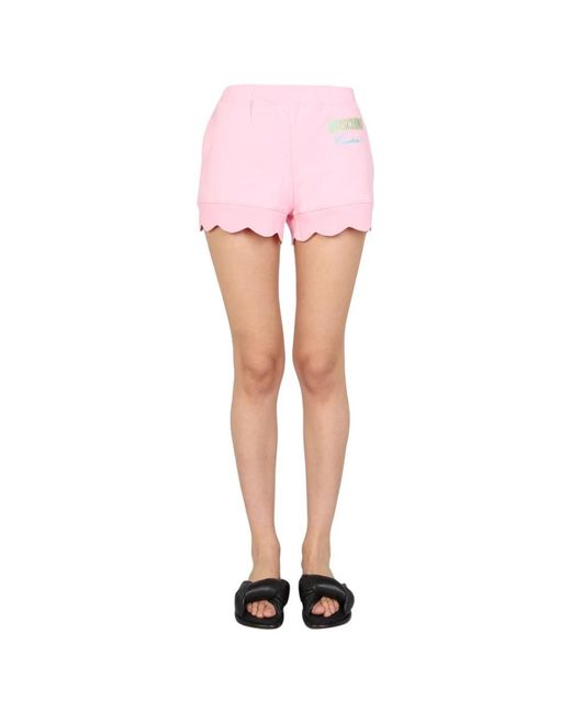 Moschino Pink Short Shorts