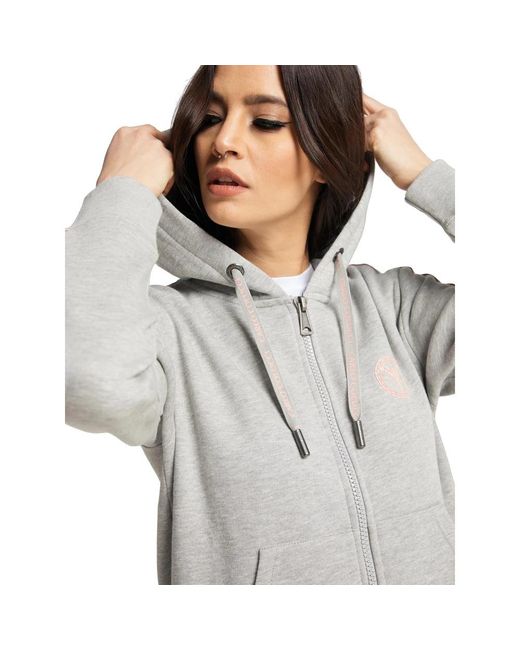 carlo colucci Hoodies & Sweatvesten ,Grijs ,Katoen Beperkte Oplage Zip-Through Sweatshirt in het Gray