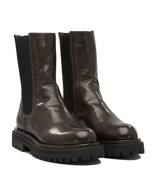 Officine Creative Black Chelsea Boots
