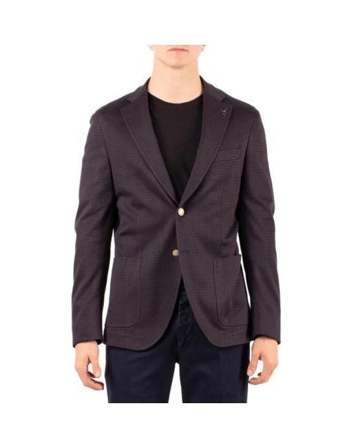 Paoloni Blue Blazers for men