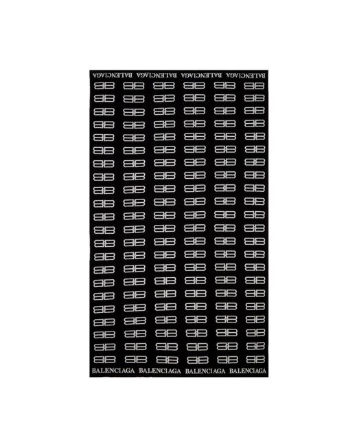 Balenciaga Black Winter Scarves for men