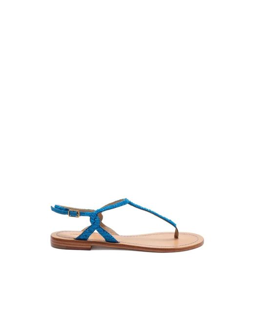 Flat Sandals Maliparmi en coloris Blue