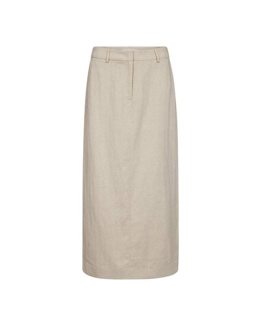 co'couture Natural Midi Skirts