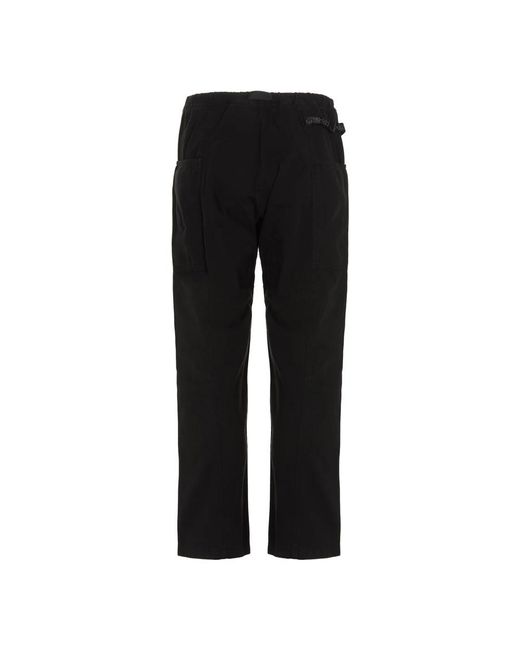 Gramicci Black Straight Trousers for men