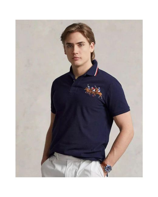 Polo Shirts di Ralph Lauren in Blue da Uomo