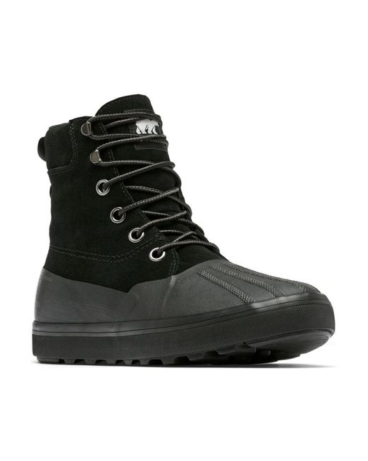 Sorel Black Lace-Up Boots for men