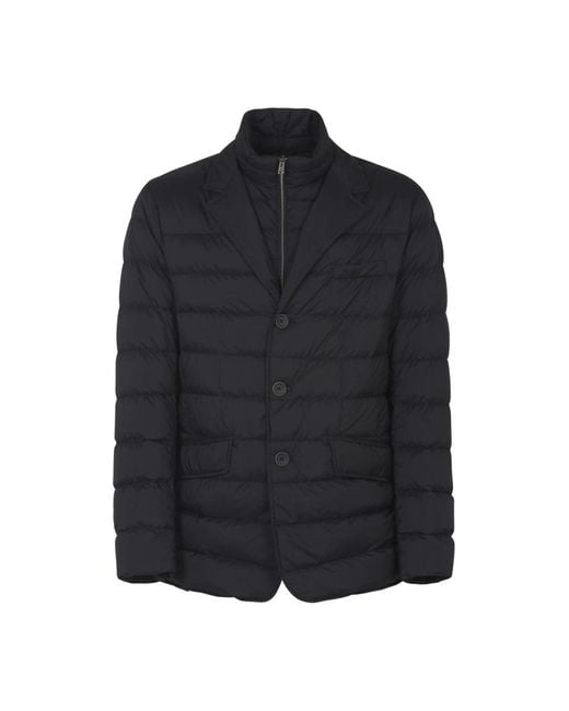 Down Jackets Herno pour homme en coloris Black