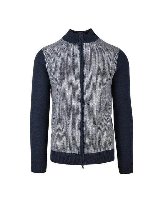 Luigi Borrelli Napoli Cardigans in het Blue voor heren
