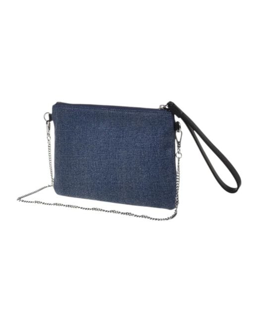 Love Moschino Blue Clutches