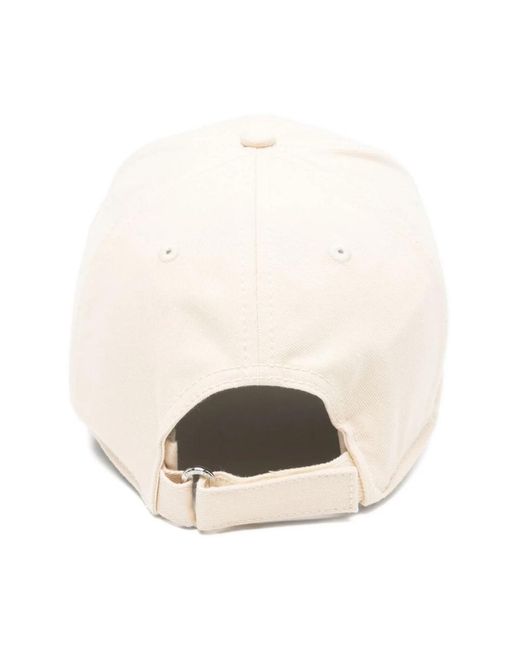 Moncler Accessoires ,Katoen Gabardine Baseball Cap in het Natural