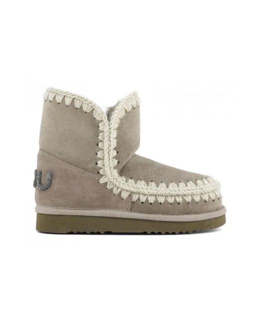Mou Gray Winter Boots