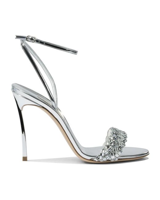 High Heel Sandals Casadei de color White