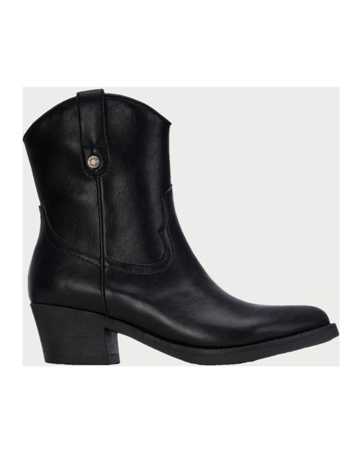 Refresh Black Cowboy & Biker Boots