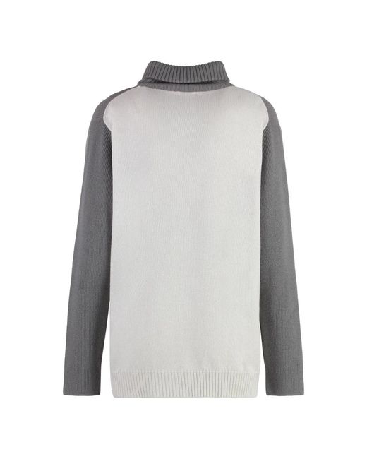 Malo Gray Cashmere Knitwear
