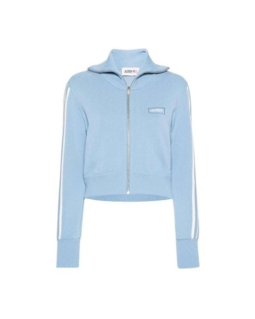 Autry Logo Cardigan in het Blue