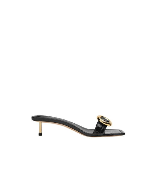 Jacquemus Black Heeled Mules