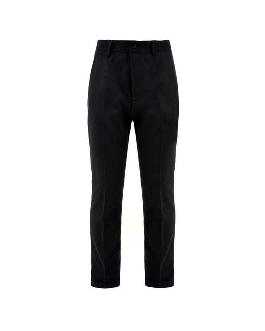 Daniele Alessandrini Black Chinos for men