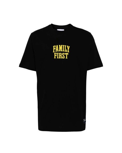 FAMILY FIRST Black T-Shirts for men