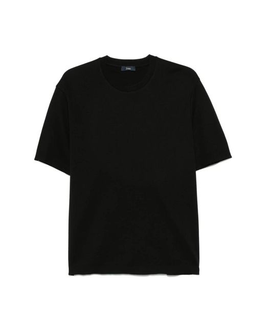 Herno Black T-Shirts for men