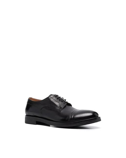 Alberto Fasciani Black Business Shoes for men