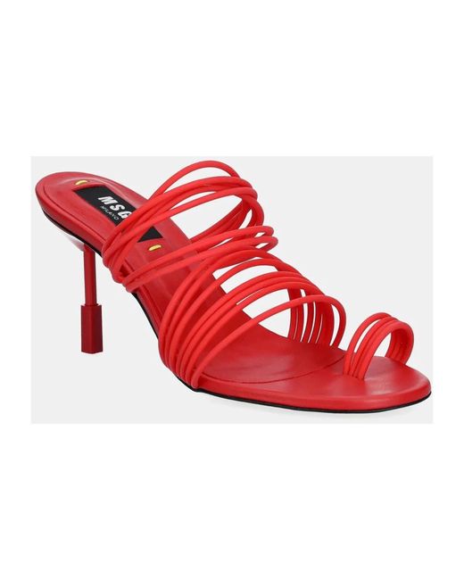 MSGM Red Sandal