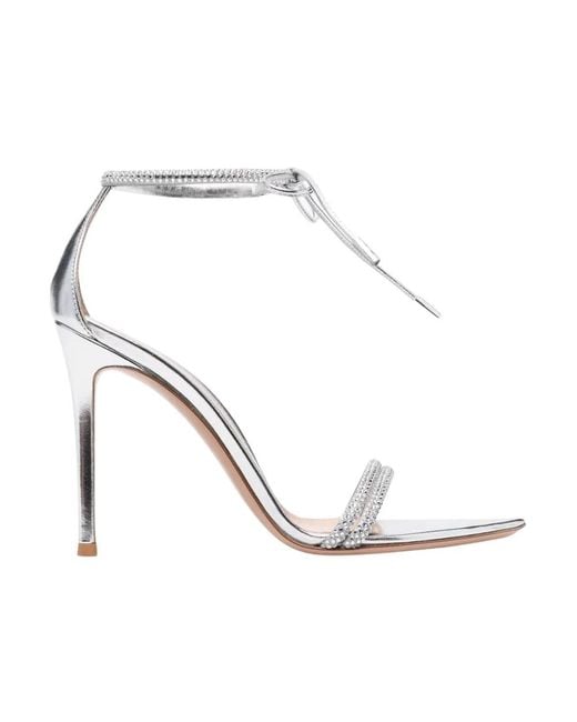 Gianvito Rossi High Heel Sandals in het White