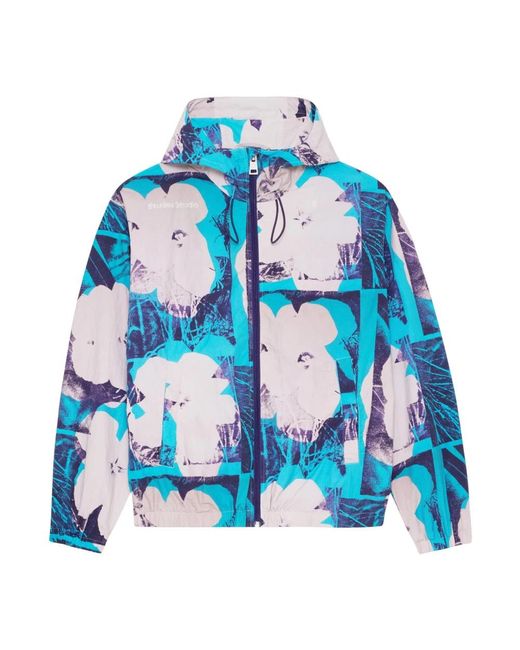 Etudes Studio Windbreaker Jacket in het Blue voor heren