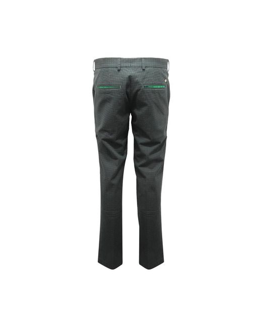 Manuel Ritz Gray Slim-Fit Trousers for men