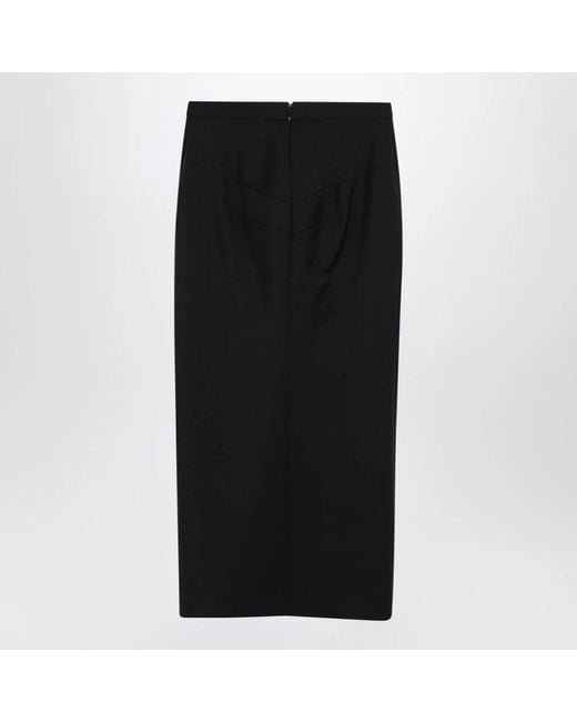 Givenchy Black Midi Skirts