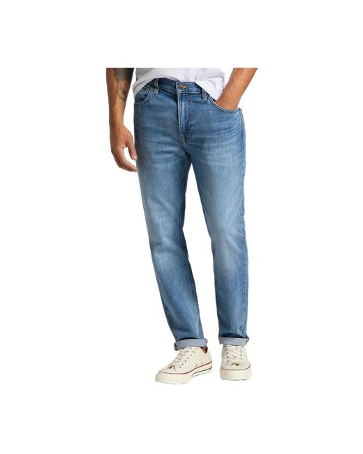 Lee Jeans Blue Slim-Fit Jeans for men