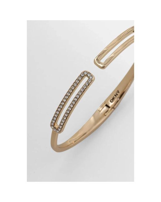 DKNY Accessoires ,Geel ,Bangle in het Metallic