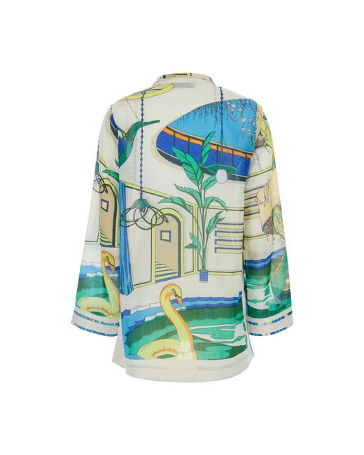 Tunics Tory Burch de color Blue