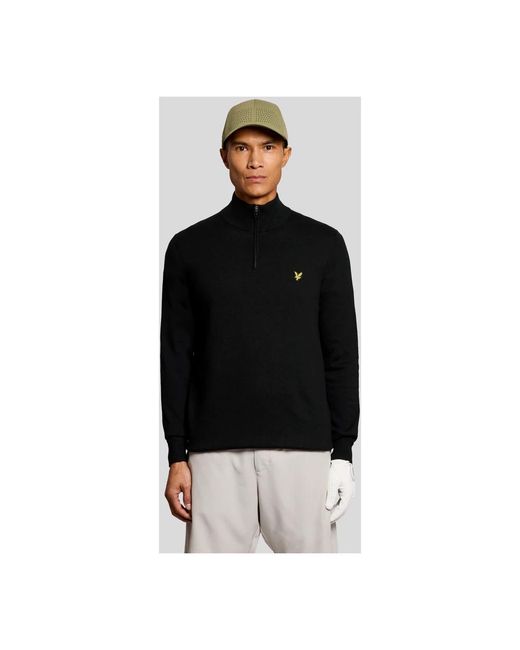 Lyle & Scott Black Turtlenecks for men