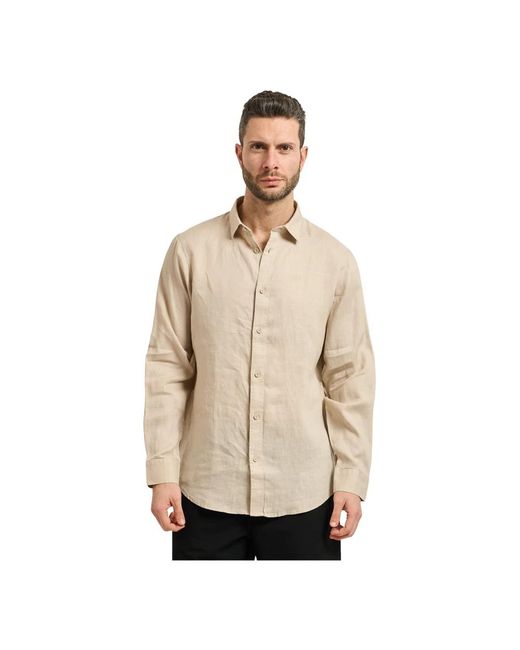 ARMANI EXCHANGE Natural Casual Shirts for men