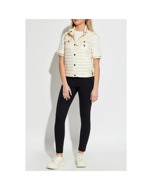 Moncler White Waistcoats