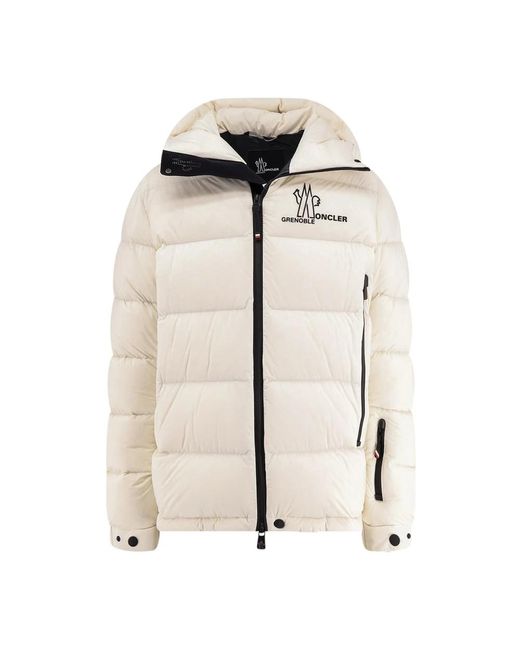 Moncler Jassen ,Wit ,Nylon Isorno Technische Nylon Donsjas in het Natural voor heren