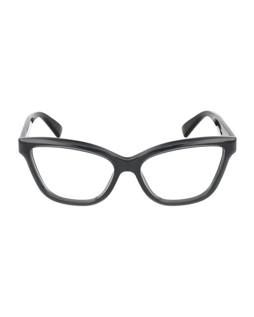 Gucci Brown Gg1589O Linea Lettering Eyeglasses