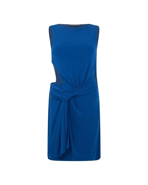 Alberta Ferretti Blue Short Dresses