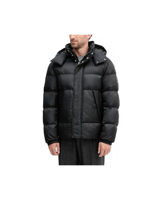 HUGO Black Winter Jackets for men