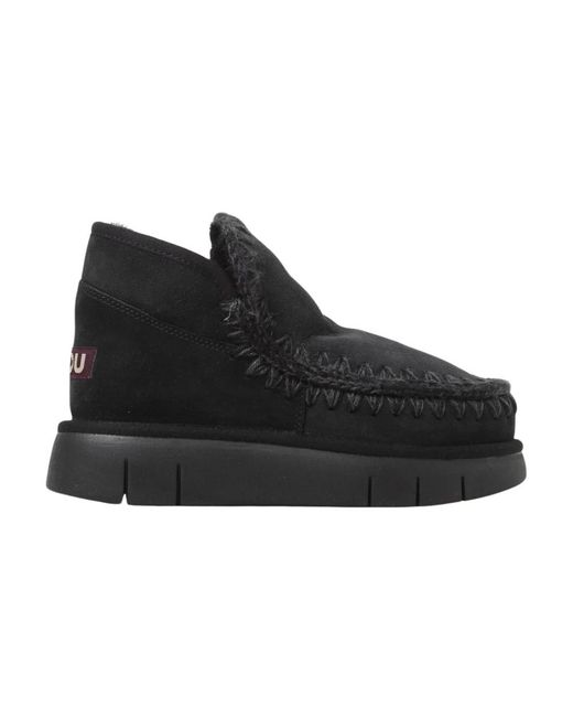 Mou Black Winter Boots