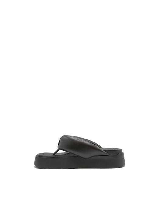Chiara Ferragni Black Flip Flops