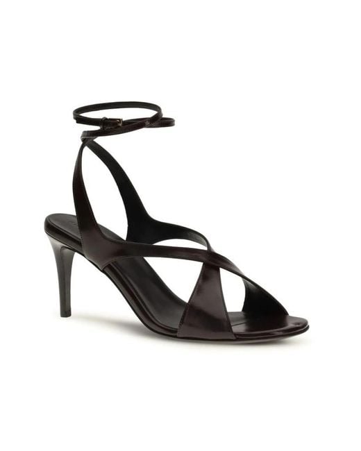 Khaite Black High Heel Sandals