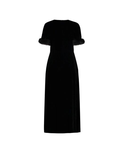 Midi Dresses Fendi de color Black