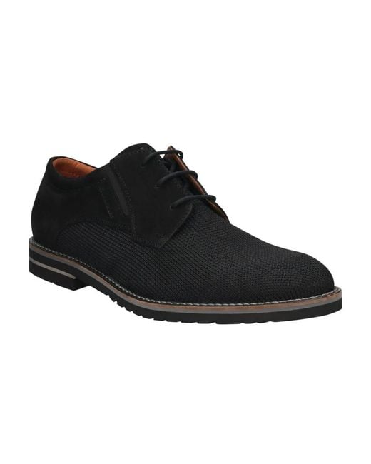 Salamander Black Laced Shoes for men