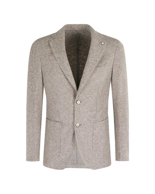 L.b.m. 1911 Gray Blazers for men