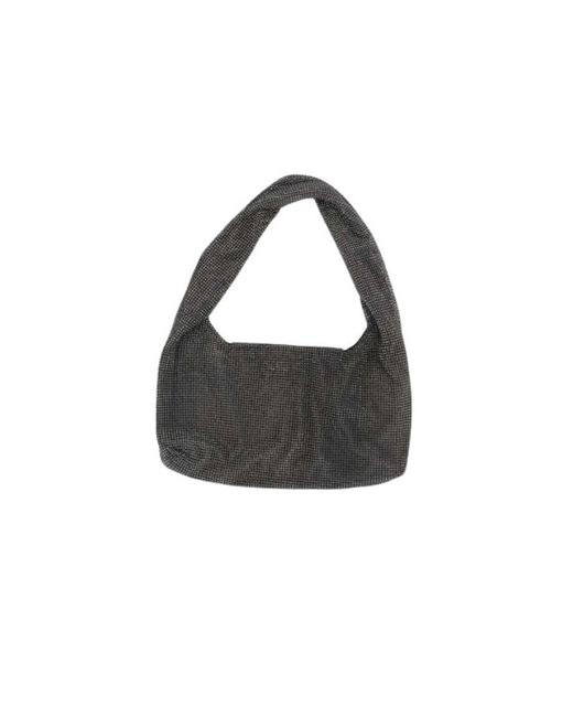 Kara Black Shoulder Bags
