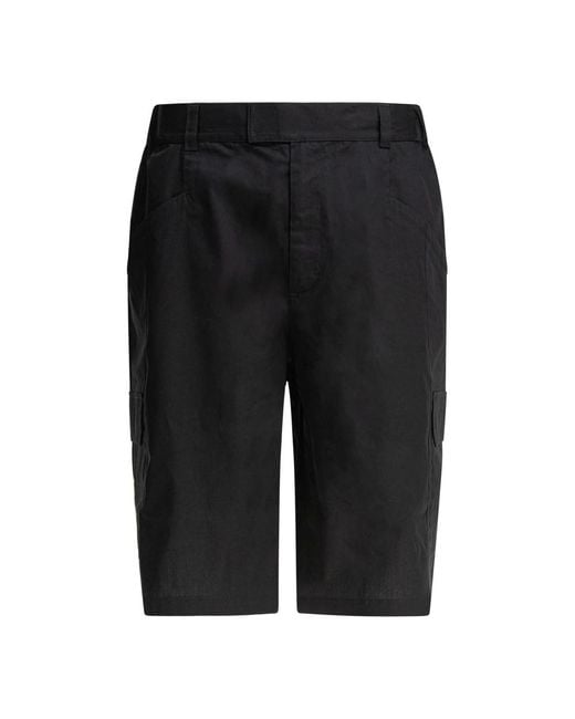 GR10K Black Casual Shorts for men