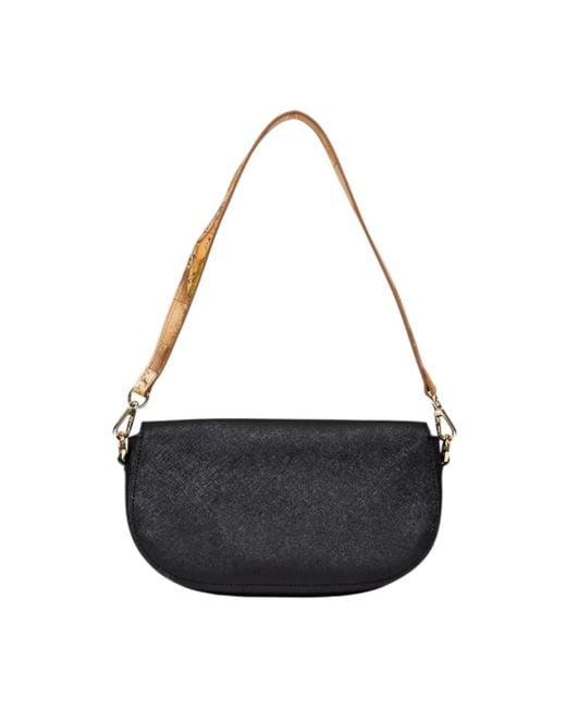 Alviero Martini 1A Classe Geografische Print Middelgrote Tas in het Black